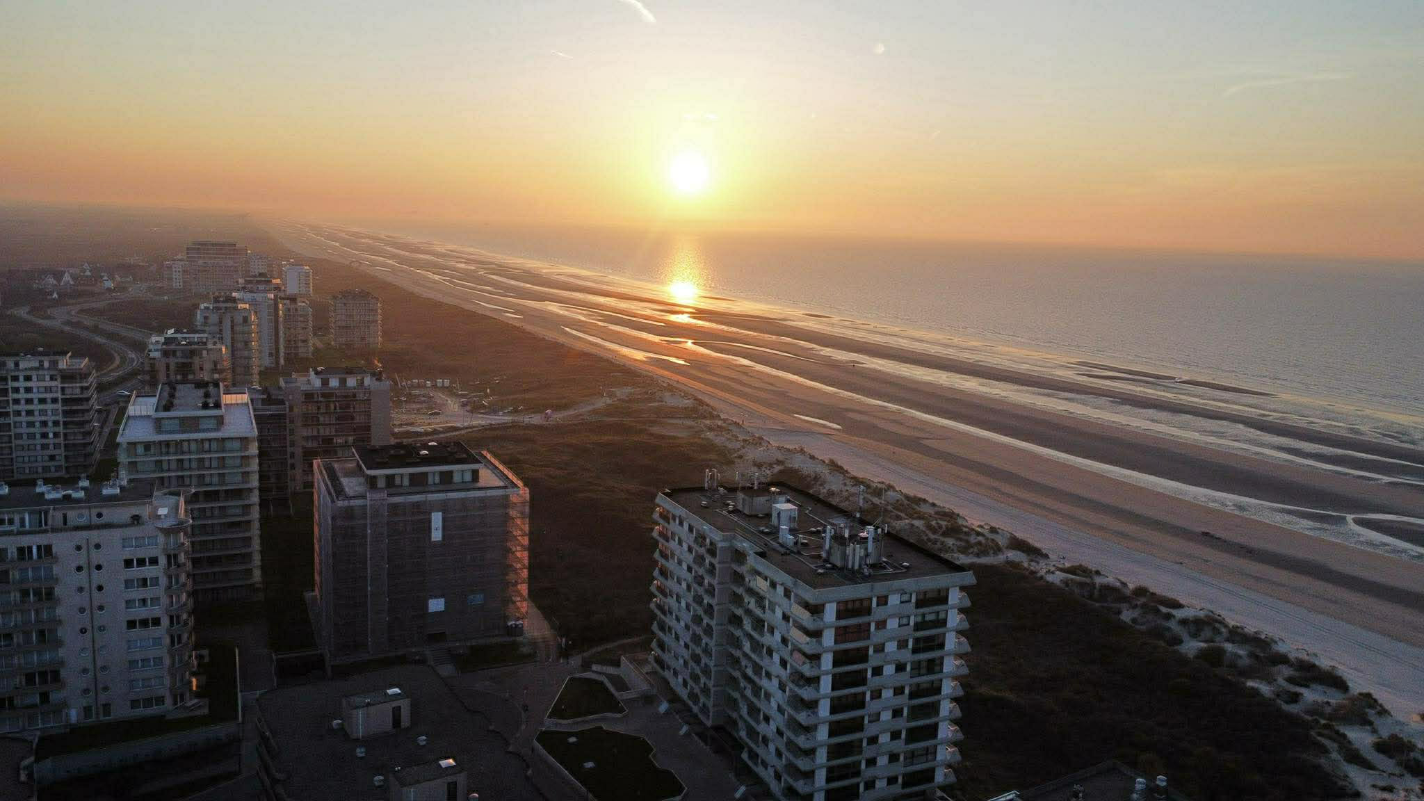 La Panne depuis les hauteurs